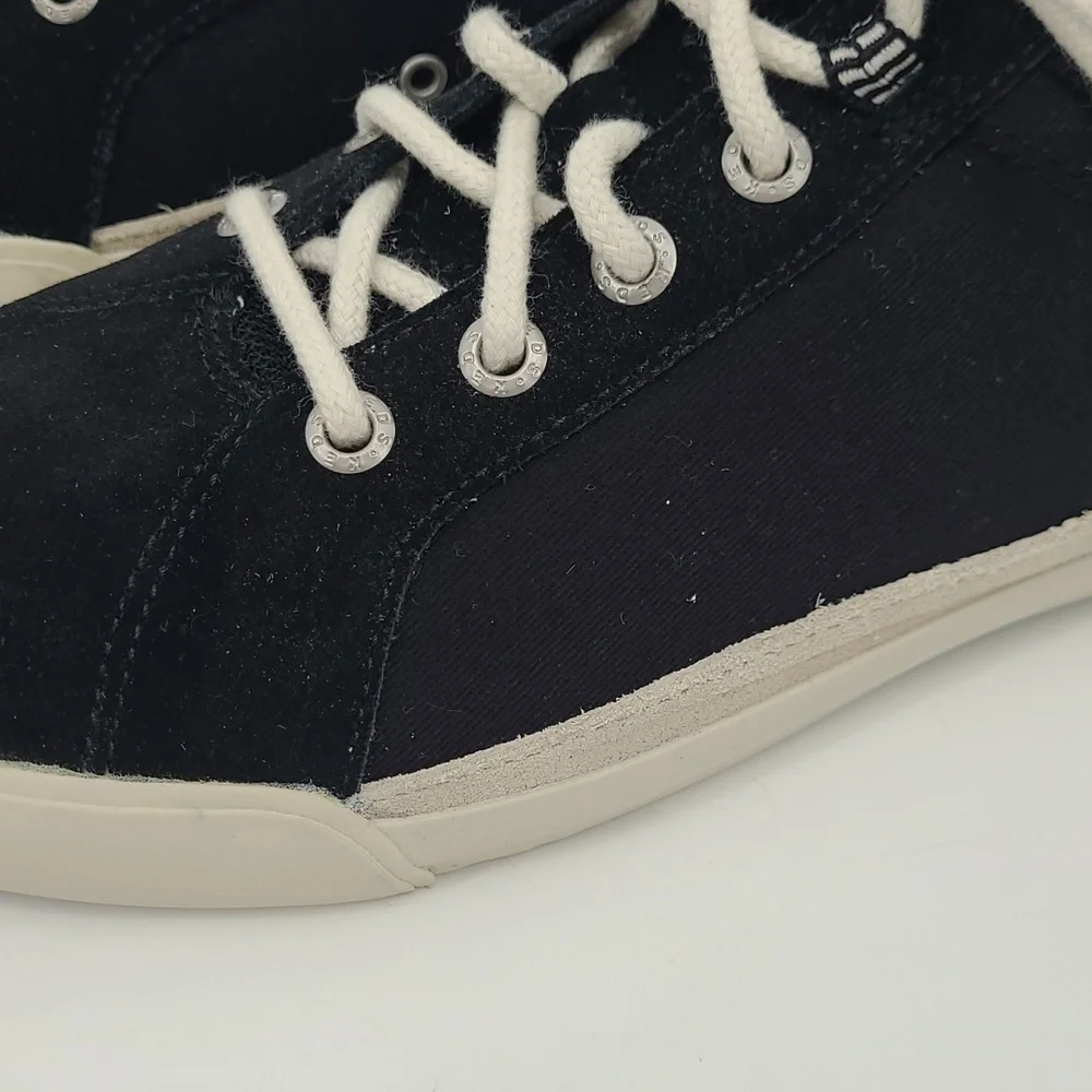 NWOT Black Suede/Canvas Combo Keds Sneakers‎ Women's Size 7.5